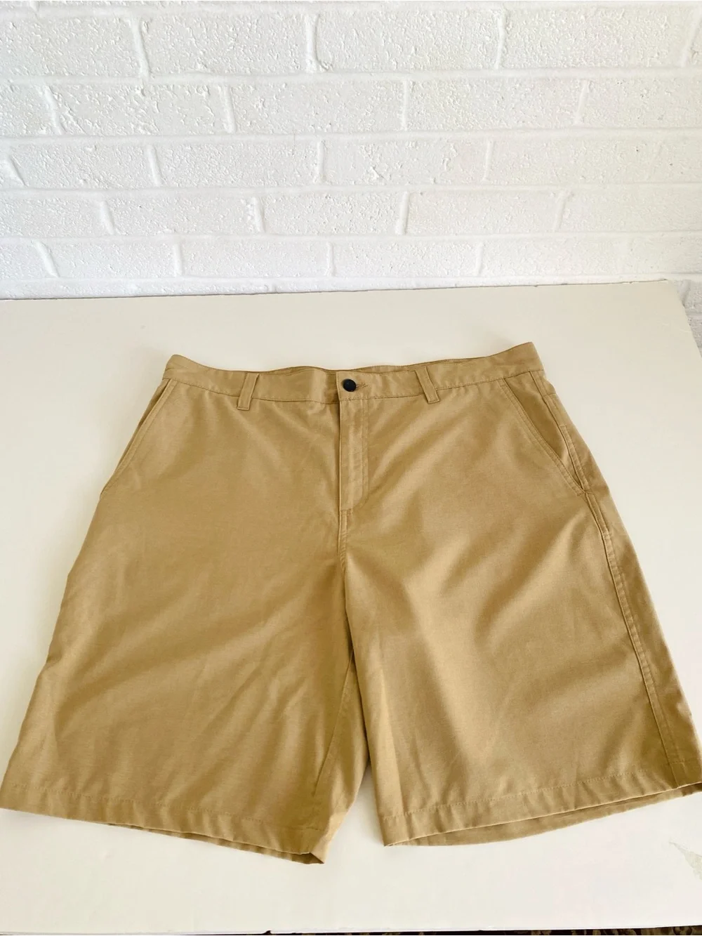 Panama Jack Hybrid Shorts Tan Khaki Casual Comfort Versatile Sz 38 Golf Beach